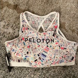 Peloton With Summer Wave bra